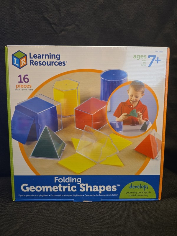 New And Sealed Folding Geometric Shapes Learning Resources 16 Piece