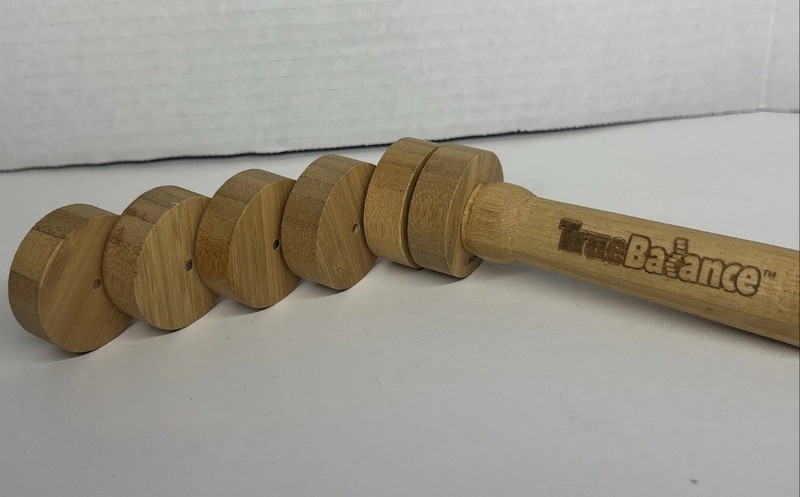 TRUE BALANCE HANDHELD WOODEN BALANCING TOY STEM COORDINATION DISCS MOTOR SKILLS gallery