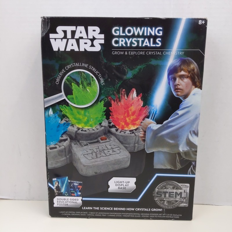 Star Wars Glowing Crystals Science Kit Grow & Explore Crystal Chemistry STEM Set