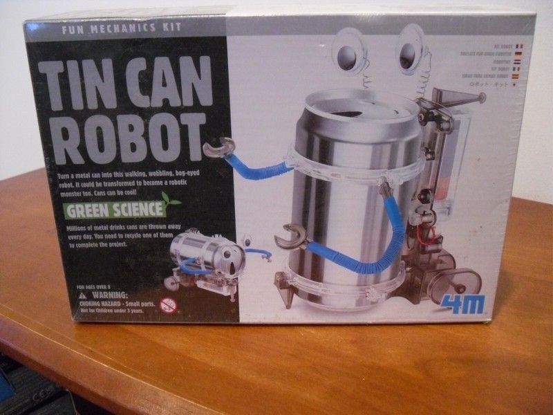 4M Green Science TIN CAN ROBOT kit Fun Mechanics Kids Project NEW SEALED