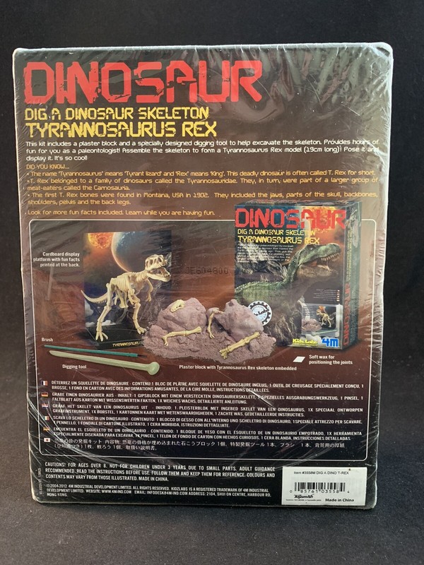Kids Labs Dig a Dinosaur Skeleton Tyrannosaurus Rex by 4M gallery
