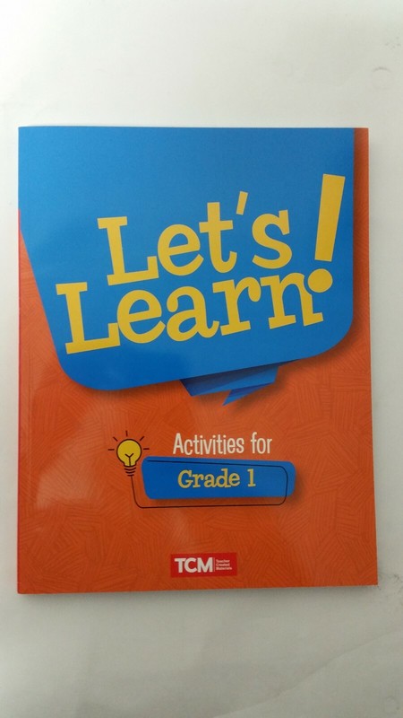 TCM LET’S LEARN ACTIVITY BOOK 1ST GRADE Workbook