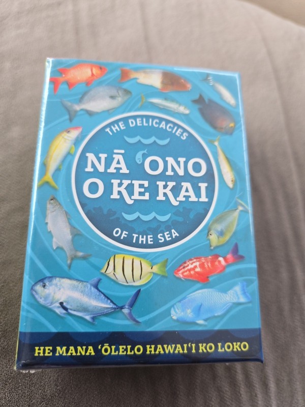 Nā ‘Ono O Ke Kai -The Delicacies of the Sea Hawaiian Educational Playing Cards