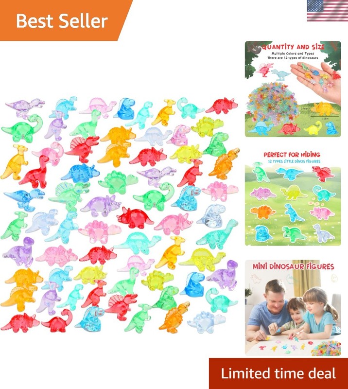 Tiny 230 Pcs Resin Dinosaur Figures – Perfect for Classroom Prizes & Easter Eggs