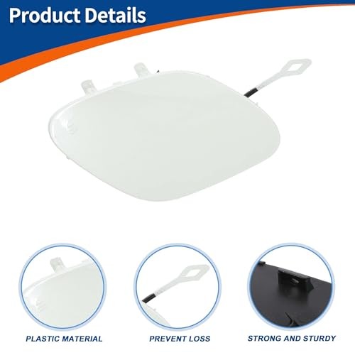 Front Right Passenger Side Car Bumper Tow Hook Cover Tow Cover Cap Diamond gallery
