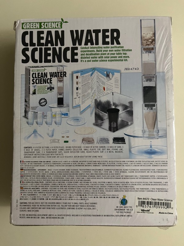 Kidz Labs 4M - Green Science Clean Water Science - New & Factory Sealed gallery