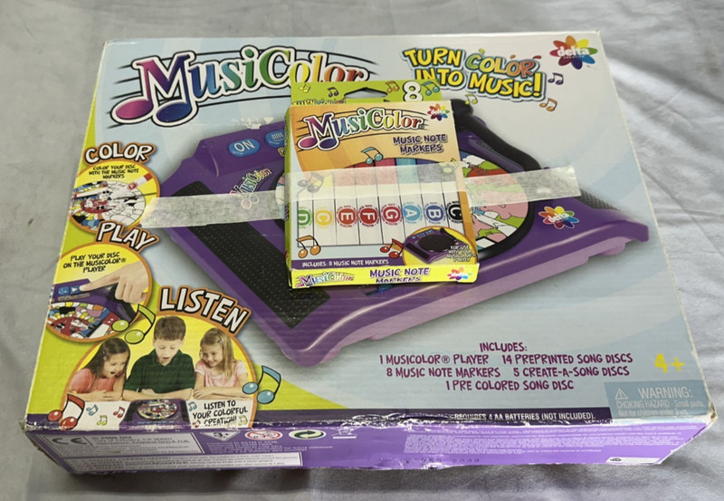 MUSICOLOR TURN MUSIC INTO COLOR – NEW OPEN BOX – READ DESCRIPTION