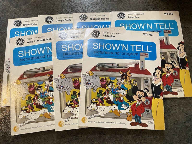 Disney programs GE Show’n Tell Lot Of 7 Picturesound – Titles In Description
