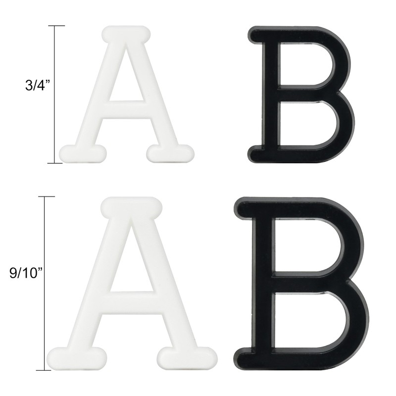 Pre-Cut Letters for Felt Letter Board, 736 Pieces Including Characters, Numbe... gallery