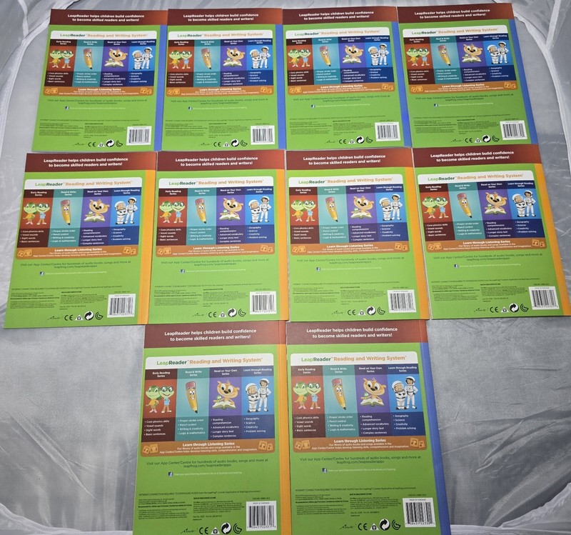 Leap Frog LeapReader Lot of 10 Books Early Reading Series Excellent Condition gallery