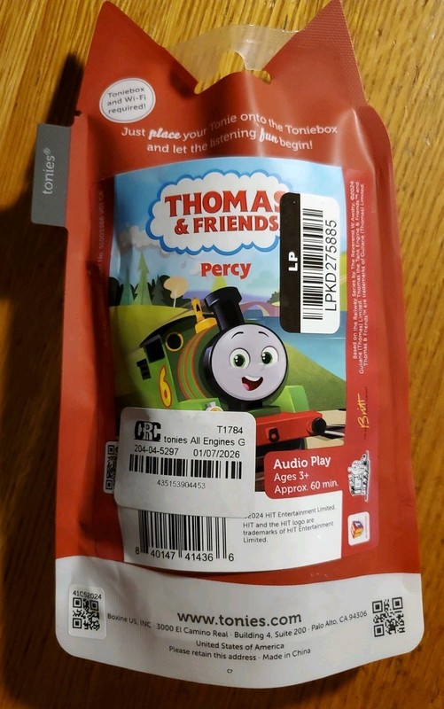 Tonies Percy Thomas & Friends Train Figure - For Toniebox Player's gallery