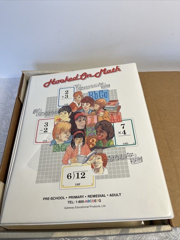 Vintage Hooked on Math Set – Complete Educational Kit, Homeschool 1992