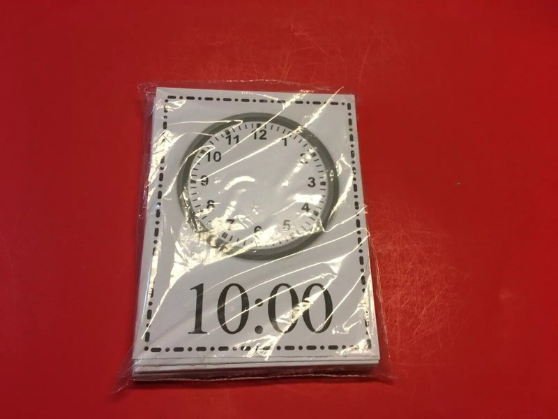 DRY ERASE - LEARN TO WRITE THE TIME CLOCK FACE - 40 LAMINATED FLASH CARDS gallery