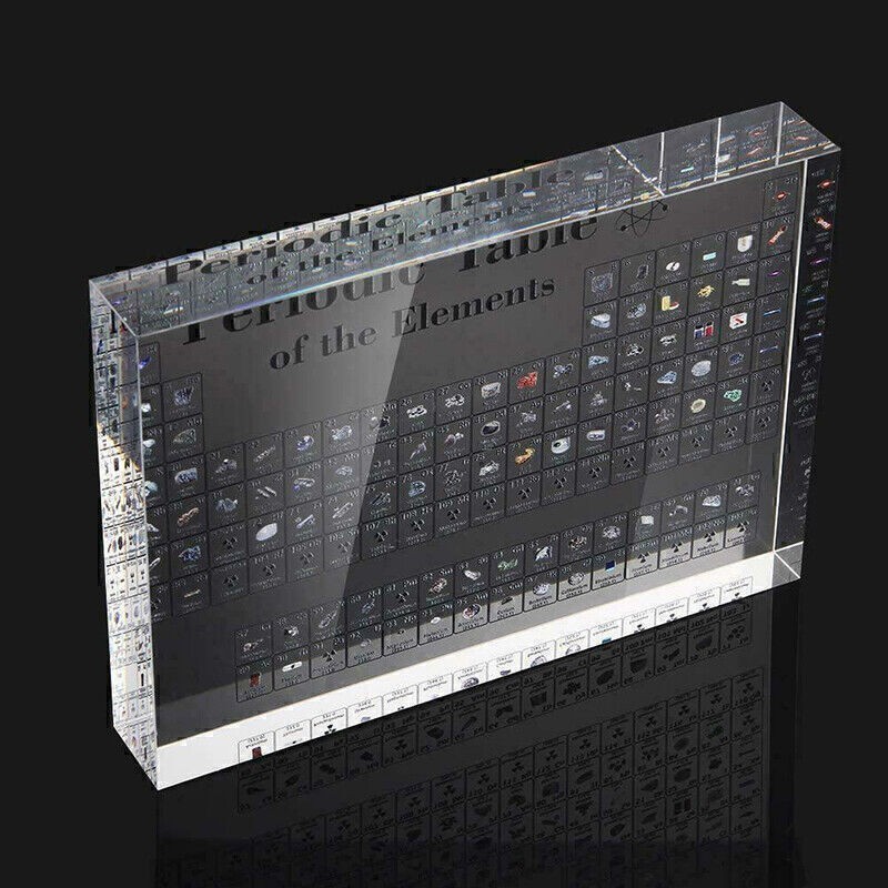 Acrylic Periodic Table Display Board With Elements Teaching Props for School Kid