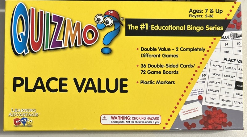 Quizmo? (Bundle) Numbers, Alphabet & Place Value Ages 4 to 10 Educational Games gallery