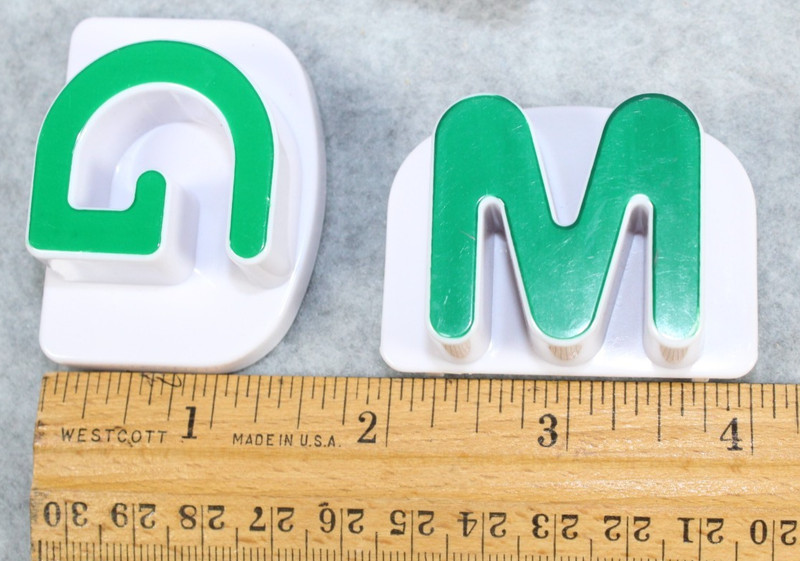 6 Leap Frog Fridge Phonics Magnetic Alphabet Letters - D E O P G M Replacement gallery