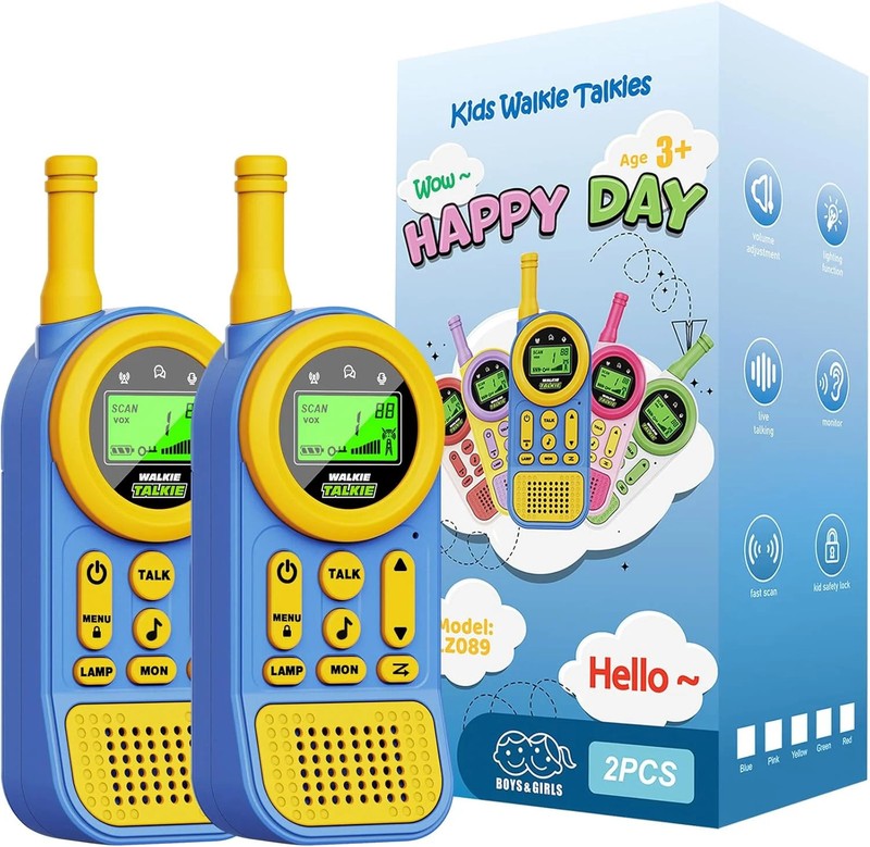Walkie Talkies for Kids Toys Toys for 3-12 Year Old Boys Girls 22 Channels 2 Way