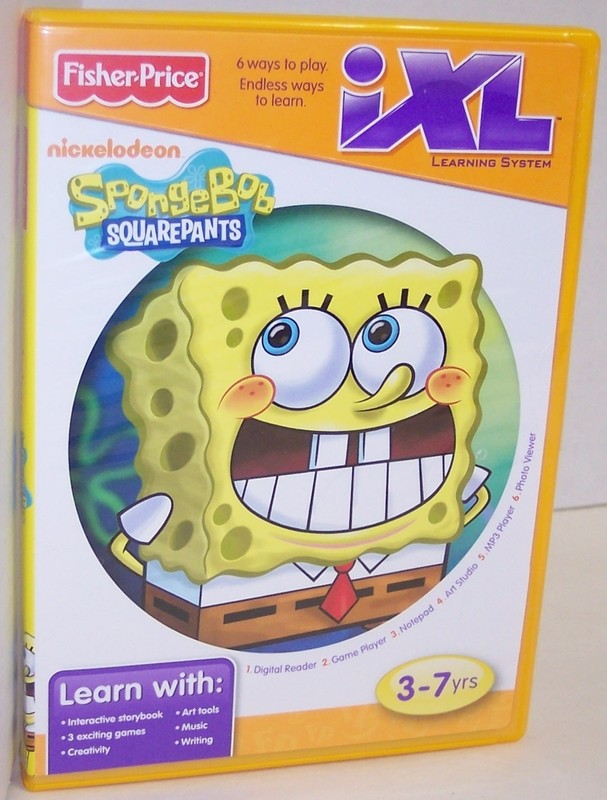 NEW! Fisher Price IXL Learning System "Sponge Bob Square Pants" (V6162) {2841}