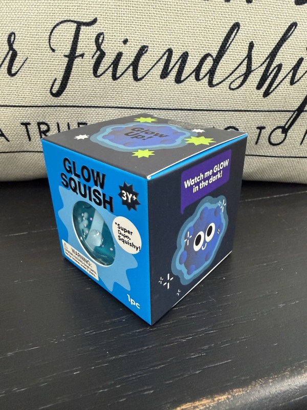 NEW Super Duper Squishy Glow in the Dark Squeezy by J’Adore Blue Glow Squish gallery