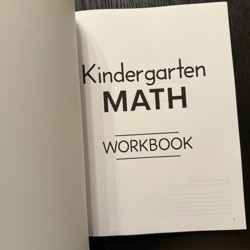 Kindergarten Math Workbook Ages 5–7 Modern Kid Press Addition Money Time NEW gallery