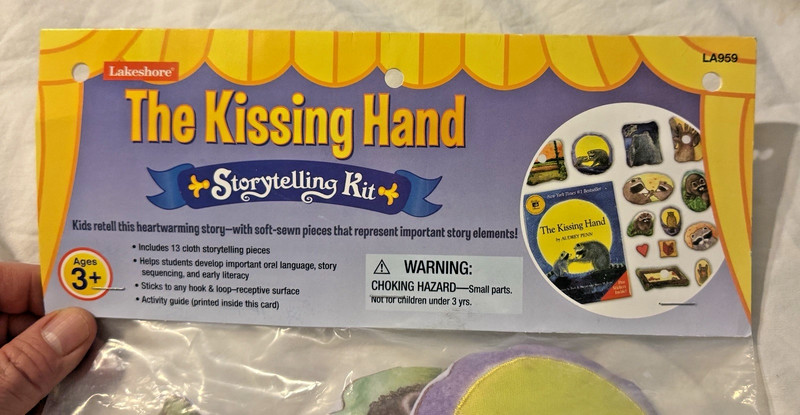 Lakeshore - 13 Piece Storytelling Kit "The Kissing Hand" LA959 * 633682029733 gallery