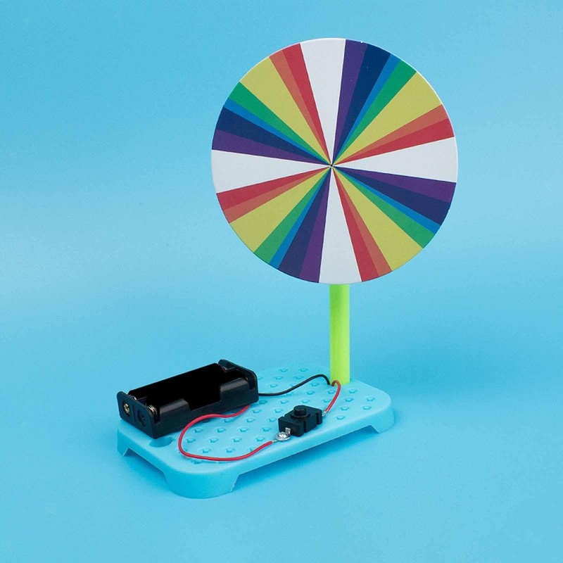 DIY Newton Color Wheel Development Science Toys Lightweight Learning Toy