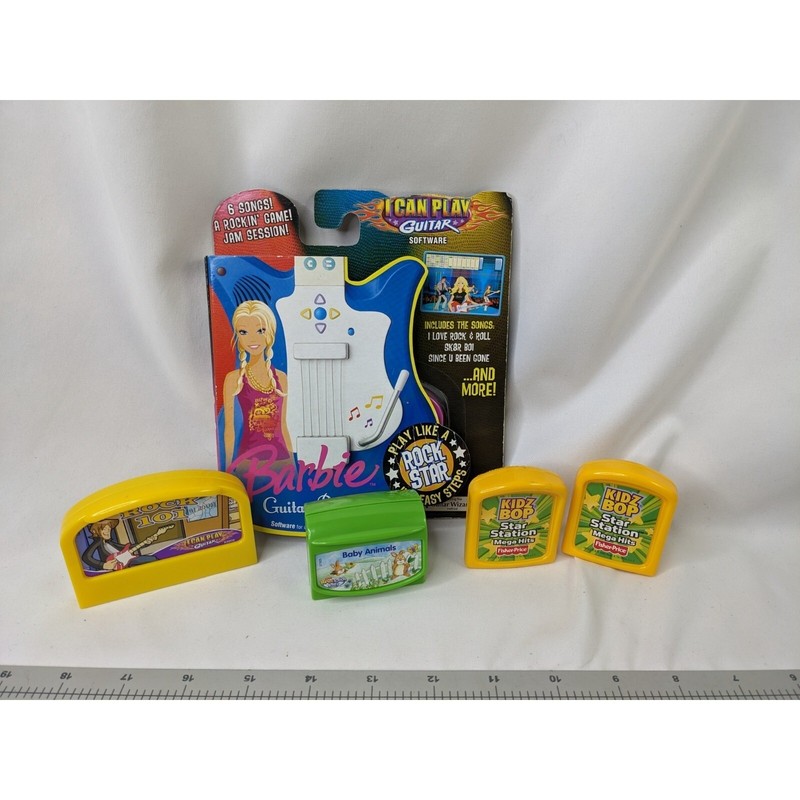Fisher Price Game Cartridge Lot Kidz Bop Power Touch I Can Play Guitar