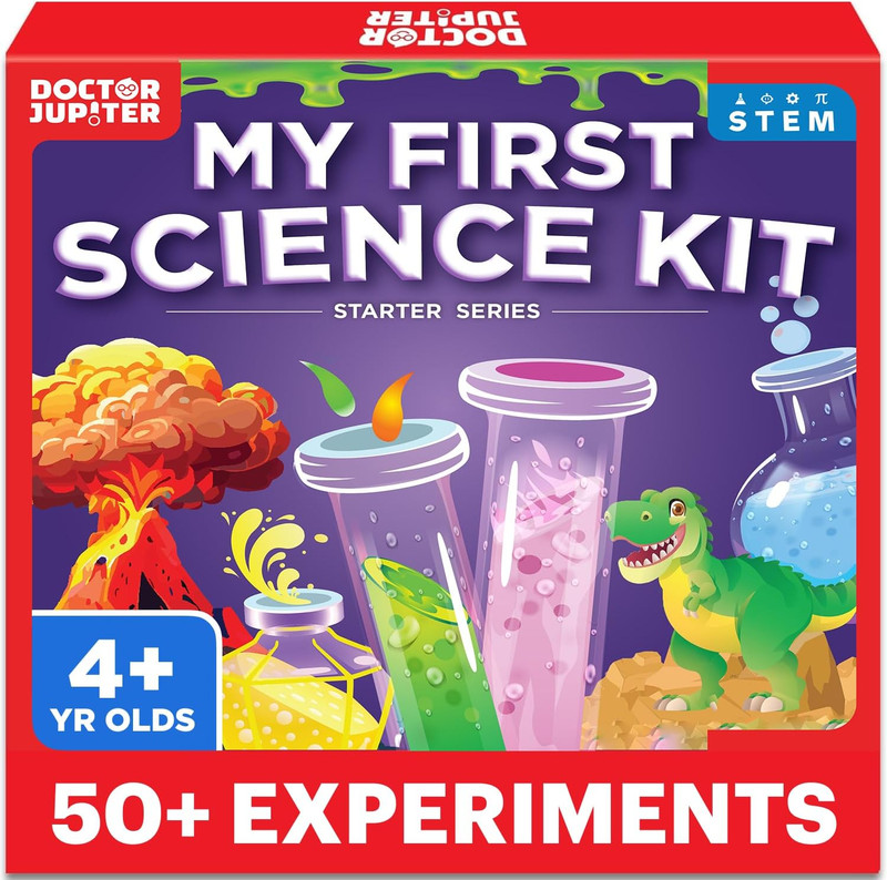 My First Science Kit for Kids Ages 4-5-6-7-8 | Birthday Gift Ideas for 4+ Year O