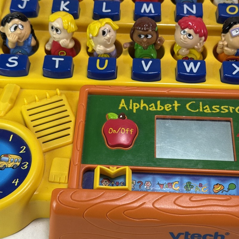 RARE Vtg VTech Interactive Alphabet Classroom Learning Toy Yellow - WORKS! gallery