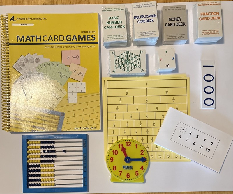 Right Start Mathcard Games Set