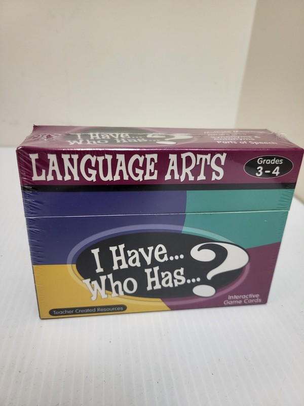 Teacher Created Resources I Have Who Has Language Arts Card Game - Grade 3-4