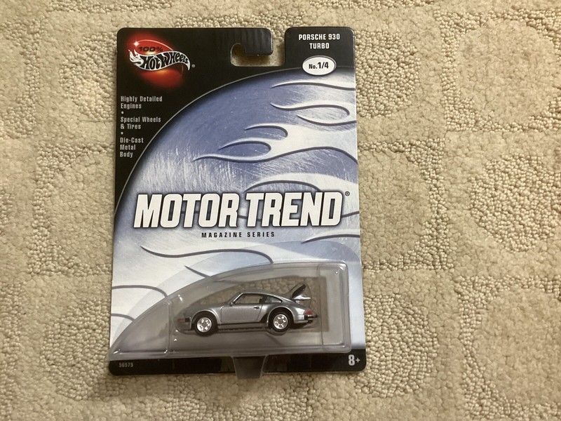 Hot Wheels 100% Motor Trend Porsche 930 Turbo Silver