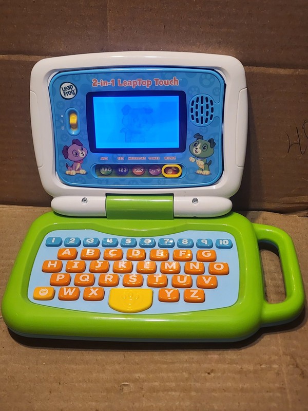 LeapFrog 2-in-1 LeapTop Touch Pretend Laptop & Tablet Learning Vocabulary + gallery