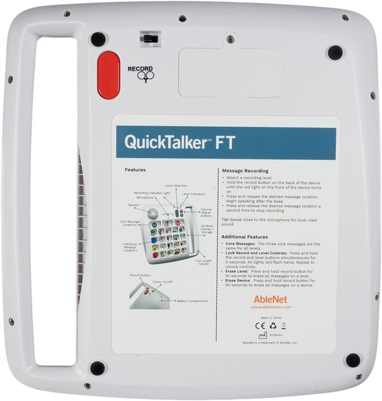 QuickTalker 23 AbleNet Speech Generating Device-NEW OPEN BOX gallery