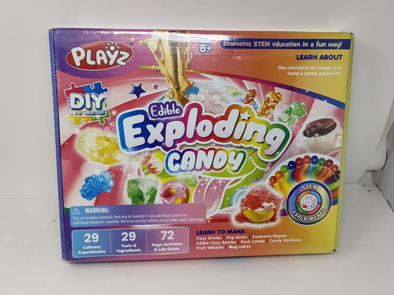 Creative Exploding Candy Science Kit 29 Fun and Safe Experiments Playz Exp