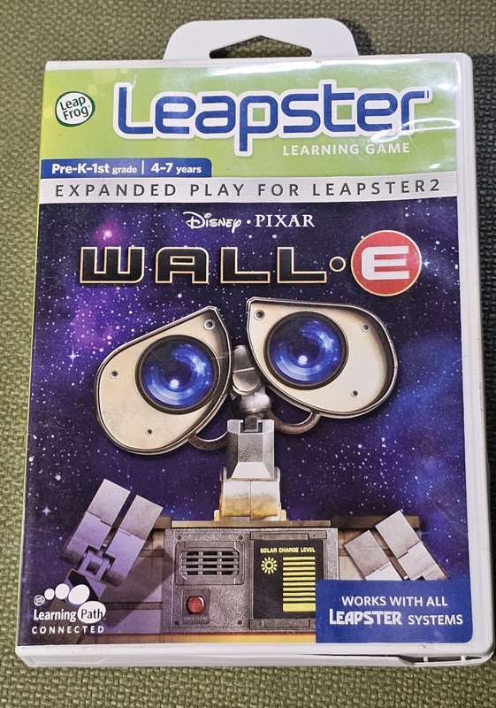 Leapster WALL-E Learning Game Cartridge Pre-K – 1st Grade Disney Pixar Leap Frog