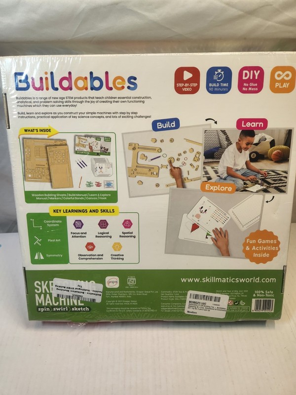 Skillmatics Buildables Sketching Machine STEM Learning Ages 8-Up - New gallery