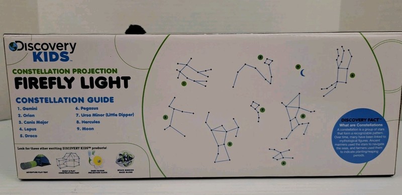 Discovery Kids Constellation Projection Fire Fly Light Blue Black Plush New gallery