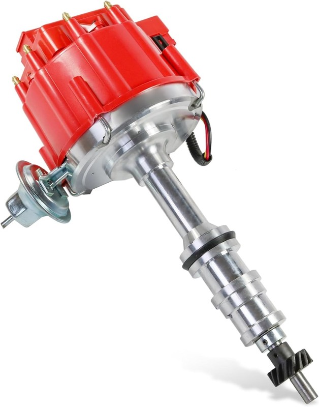 Ford FE Distributor Red Cap HEI 65000 Volts One Wire