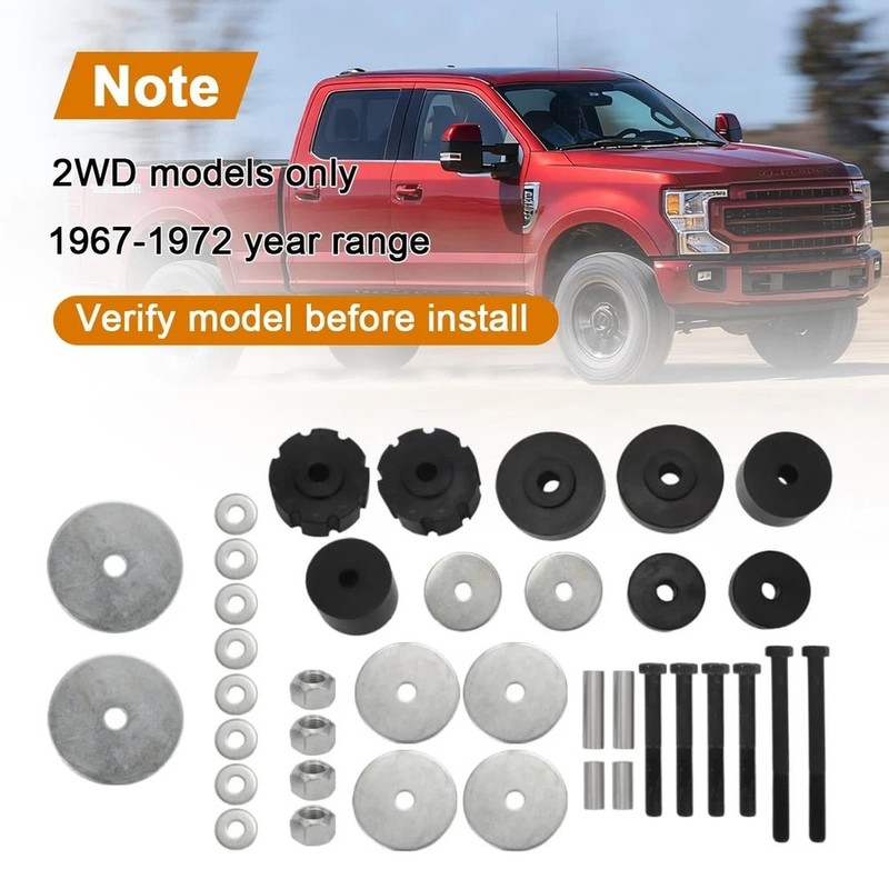 36 Pcs Cab Body Mount Kit for Ford F100 F250(1967-1972), Replacement for C7TZ... gallery