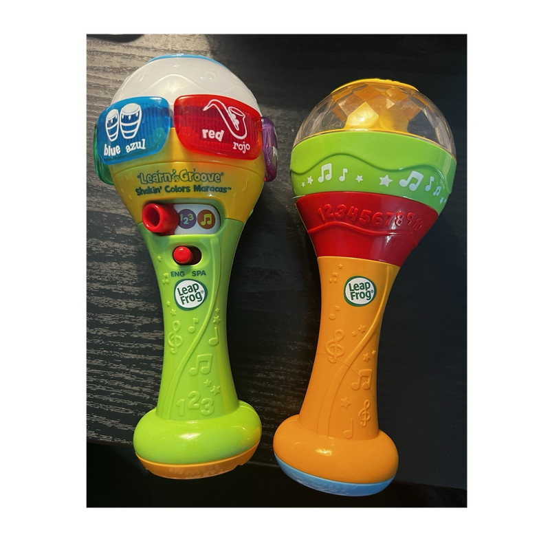 LeapFrog Learn & Groove Shakin’ Colors Maracas Electronic Learning System Toy