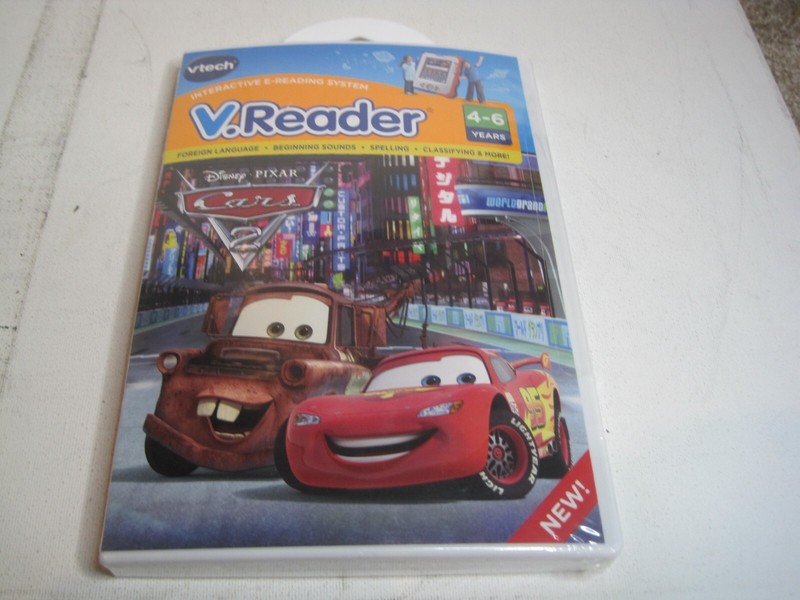 VTech VReader Disney Pixar Cars 2 Interactive E-Reading System Cartridge