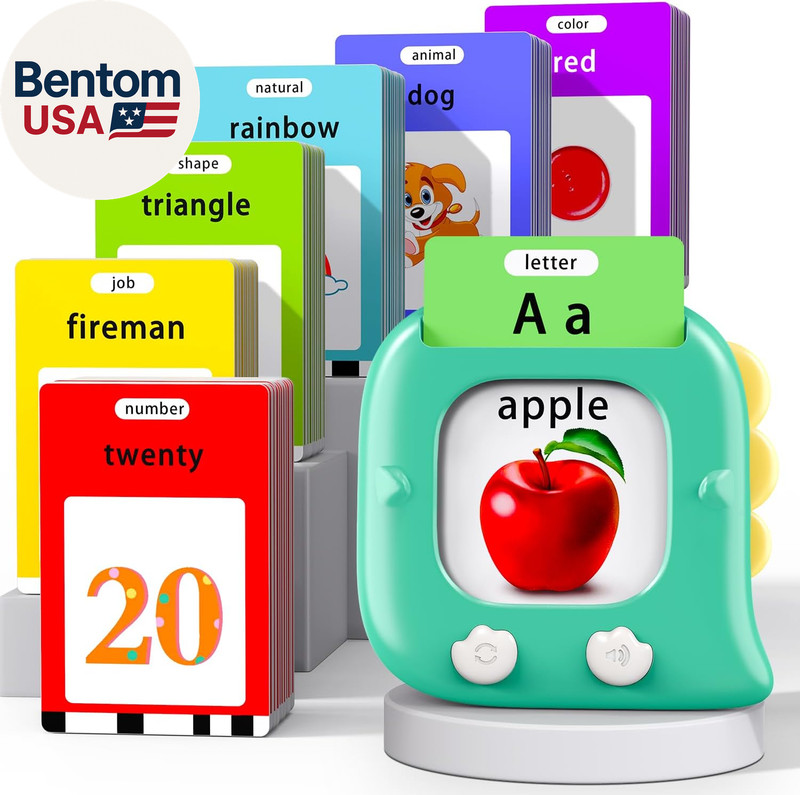 Kidzdo Talking Flashcards for Toddlers 1 2 3 4 5 6 Years Old, 520 English Sight
