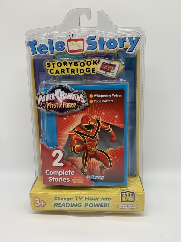 TELESTORY STORYBOOK CARTRIDGE POWER RANGERS MYSTIC FORCE 2 STORIES NEW & SEALED