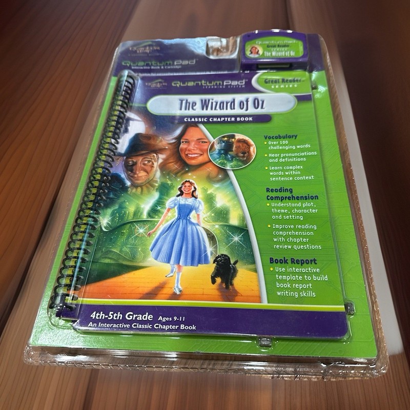 The Wizard of OZ Classic Vocabulary Fluency Quantum Pad Cartridge & Book
