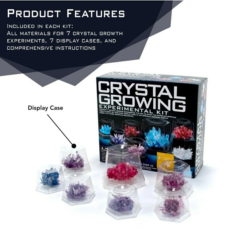 Crystal Growing Experimental Science Kit 4M 7 w/ Displays Brand New NIB gallery