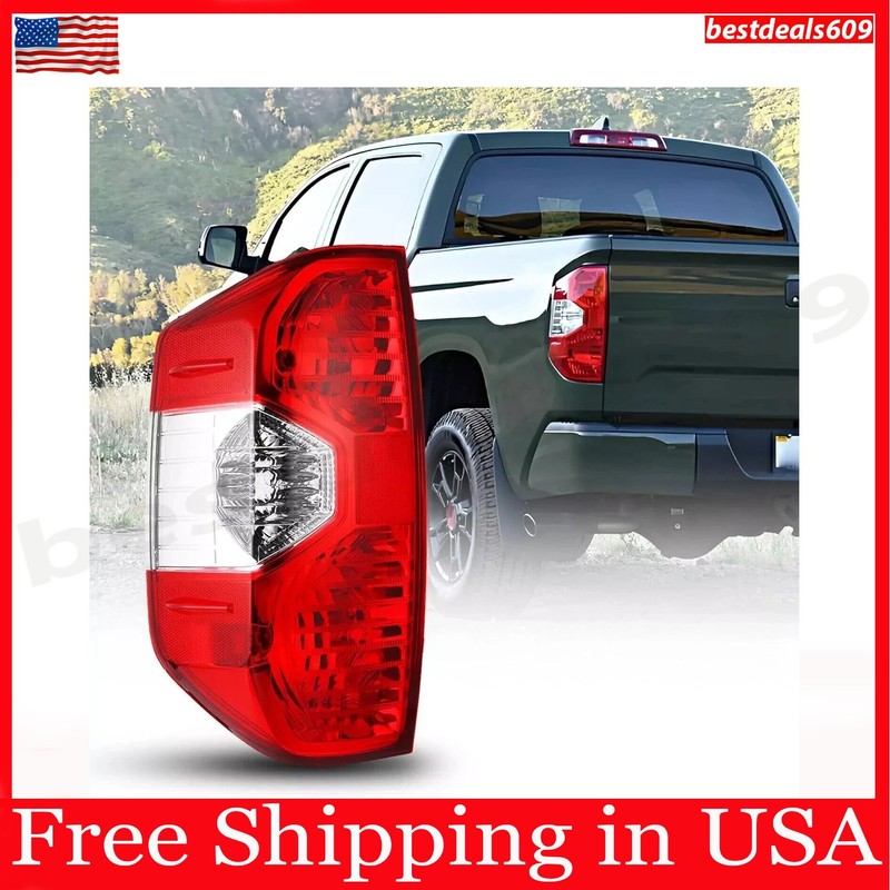 14-21 Toyota Tundra Tail Light Left Driver Side Red Housing Rear Brake Turn