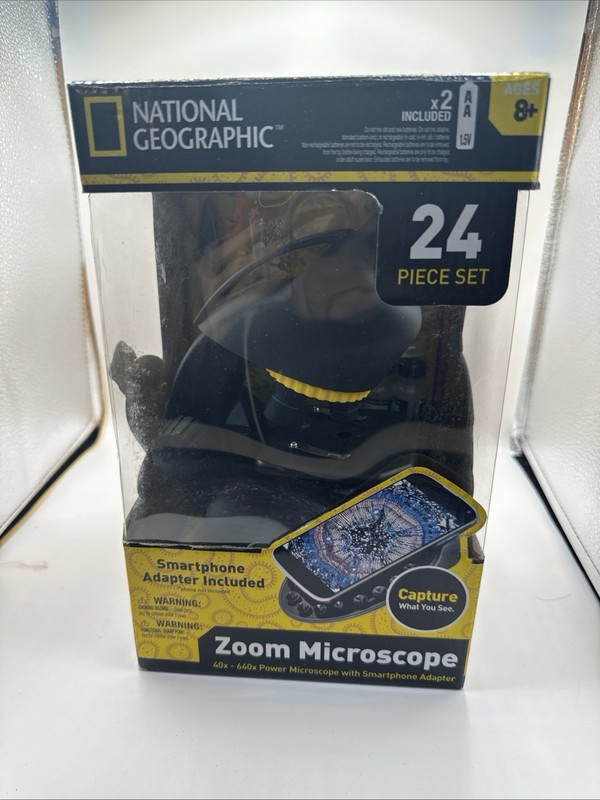 National Geographic Zoom MICROSCOPE 40x-640x With Smartphone Adapter New gallery