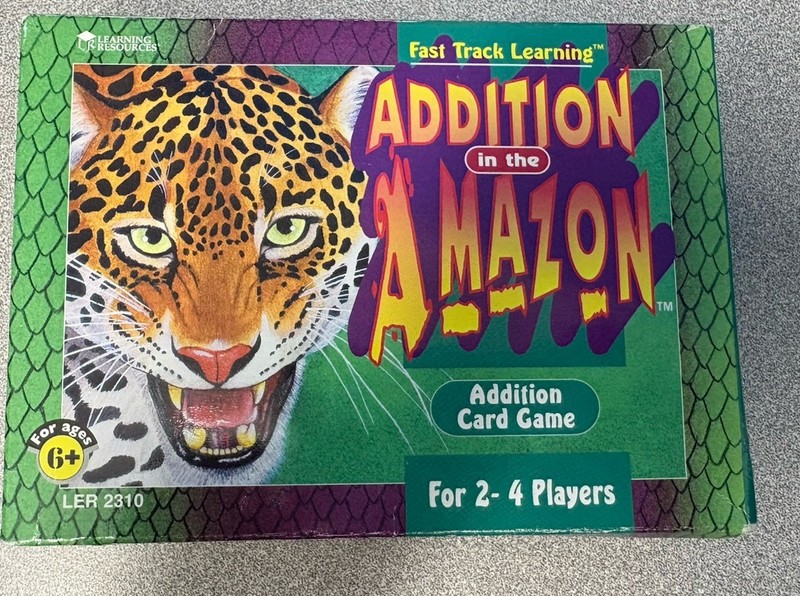 Fast Track Learning Card Game Addition in the Amazon