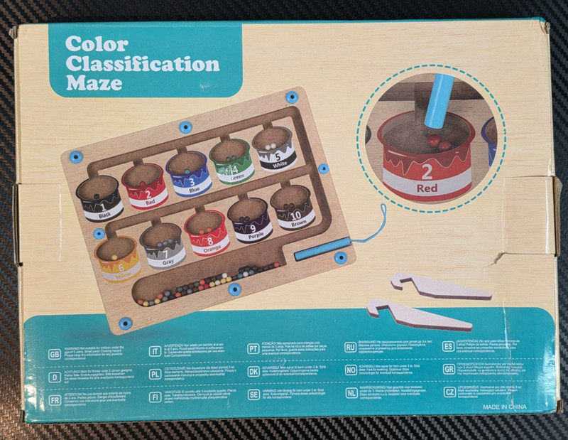 Color Classification Maze Educational Toy for Toddlers Ages 36 Months and Up gallery